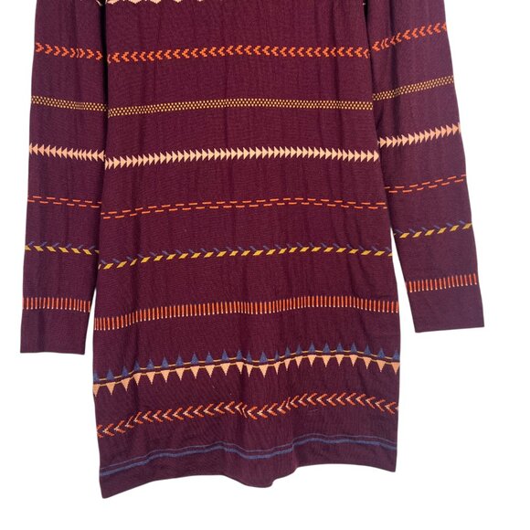 NEW Krimson Klover Basecamp 100% Merino Wool Sweater Dress in Burgundy Size S - Picture 3 of 10